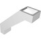 Ekena Millwork 3-in. W x 10-in. D x 10-in. H Burlington Architectural Grade PVC Knee Brace BRCP03X10X10BUR - alternate 5